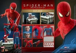 Hot Toys Spider-Man: No Way Home - Spider-Man (New Red & Blue Suit) Deluxe 1/6 Scale Figure -Toy Store spider man new red and blue suit deluxe version marvel gallery 639cb46761a79