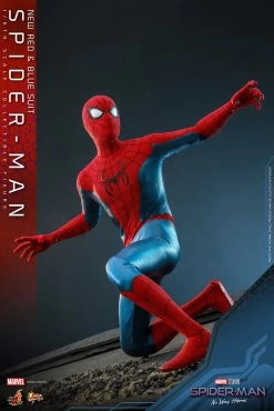 Hot Toys Spider-Man: No Way Home - Spider-Man (New Red & Blue Suit) 1/6 Scale Figure -Toy Store spider man new red and blue suit marvel gallery 63d812883de02