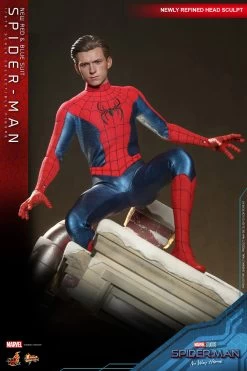 Hot Toys Spider-Man: No Way Home - Spider-Man (New Red & Blue Suit) 1/6 Scale Figure -Toy Store spider man new red and blue suit marvel gallery 642c8c5bd7676