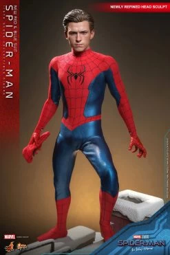 Hot Toys Spider-Man: No Way Home - Spider-Man (New Red & Blue Suit) 1/6 Scale Figure -Toy Store spider man new red and blue suit marvel gallery 642c8c5c821da