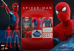 Hot Toys Spider-Man: No Way Home - Spider-Man (New Red & Blue Suit) 1/6 Scale Figure -Toy Store spider man new red and blue suit marvel gallery 642c8c5f4fa3f