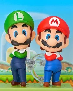 GOOD SMILE COMPANY Super Mario Nendoroid Luigi -Toy Store super mario nendoroid luigi 4th run 112080 b58e9