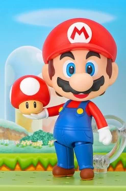 GOOD SMILE COMPANY Super Mario Nendoroid Mario -Toy Store super mario nendoroid mario 4th run 112084 45659