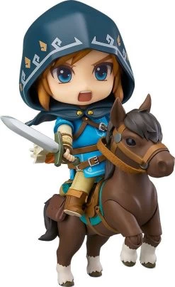 GOOD SMILE COMPANY The Legend Of Zelda Breath Of The Wild Nendoroid Link Breath Of The Wild Version DX Edition