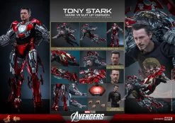 Hot Toys Avengers - Tony Stark (Mark VII Suit-Up) 1/6 Scale Figure -Toy Store tony stark mark vii suit up version marvel gallery 64c146c15c11e