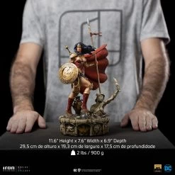 Iron Studios Wonder Woman - Unleashed 1/10 Scale Statue -Toy Store wonder woman unleashed dc comics gallery 644c0a89c09f9